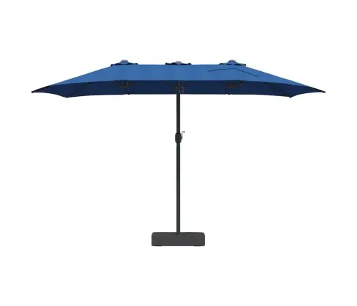 Sodo Skėtis Mėlyna 385 X 209 X 244 Cm Audinys Sodo Skėtis Mėlyna 385 X 209 X 244 Cm Audinys