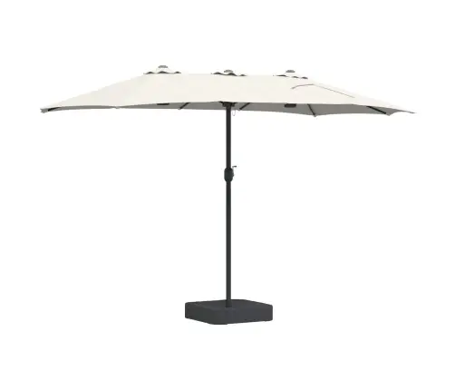 Dārza Parasols Smilšu 385 X 209 X 244 Cm Audums Vidaxl
