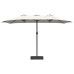Dārza Parasols Smilšu 385 X 209 X 244 Cm Audums Vidaxl