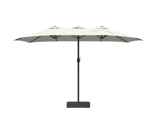 Dārza Parasols Smilšu 385 X 209 X 244 Cm Audums Vidaxl