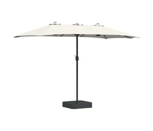 Dārza Parasols Smilšu 385 X 209 X 244 Cm Audums Vidaxl