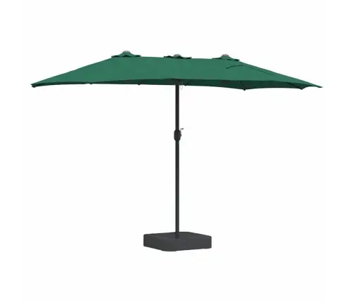 Dārza Parasols Zaļa 385 X 209 X 244 Cm Audums Vidaxl