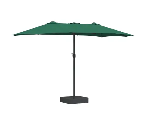 Dārza Parasols Zaļa 385 X 209 X 244 Cm Audums Vidaxl