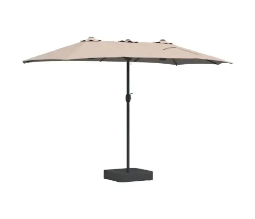 Sodo Skėtis Taupe 385 X 209 X 244 Cm Audinys