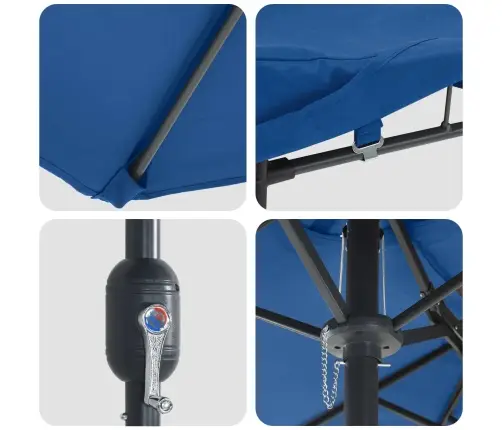 Aedapara Azurblau 385 X 209 X 244 Cm Polüester