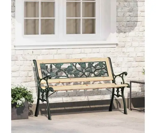Dārza Sols Ar Rozēm 116 Cm Koks Vidaxl