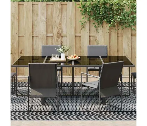 Āra Paklājs Arakil Melna Un Pelēka 250 X 400 Cm Pp Vidaxl