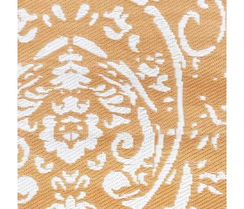 Āra Paklājs Arakil Oranža Un Balta 300 X 400 Cm Pp Vidaxl