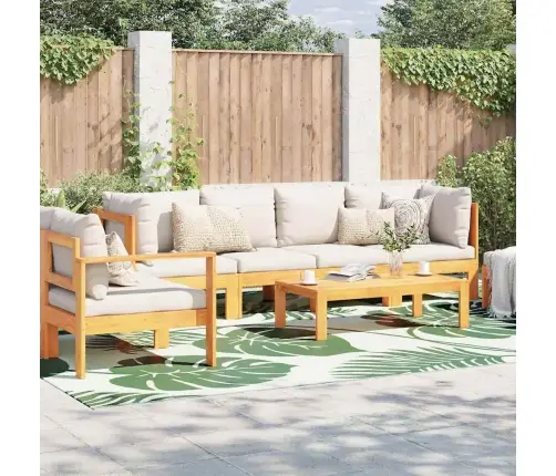 Āra Sega Arakil Zaļš Un Balts Poliesters Liela Raksts Āra Sega Vidaxl