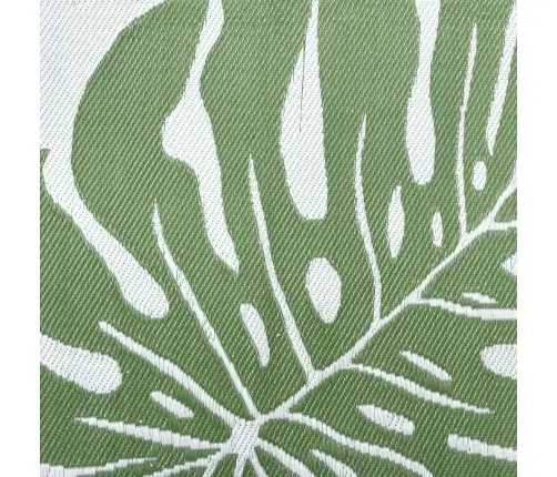 Āra Sega Arakil Zaļš Un Balts Poliesters Liela Raksts Āra Sega Vidaxl