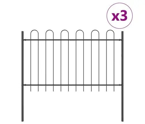 Sodo Tvora Pilka 5.1 X 0.8 M Milteliniu Būdu Padengtas Plienas