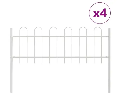 Sodo Tvora Balta 6.8 X 0.6 M Milteliniu Būdu Padengtas Plienas