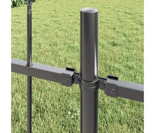 Sodo Tvora Pilka 8.5 X 0.8 M Milteliniu Būdu Padengtas Plienas