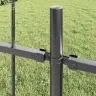 Sodo Tvora Pilka 8.5 X 0.8 M Milteliniu Būdu Padengtas Plienas