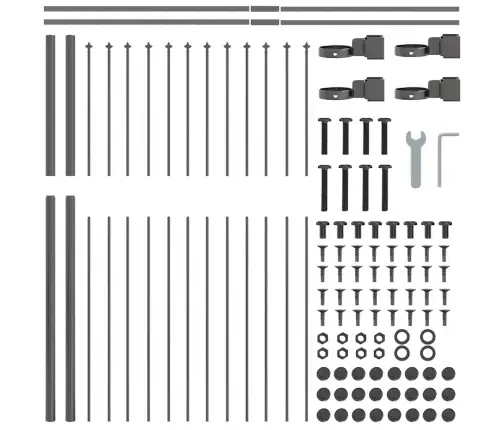 Aiandus Aiapaneel Hall 11.9 X 1.5 M Pulbervärvitud Teras
