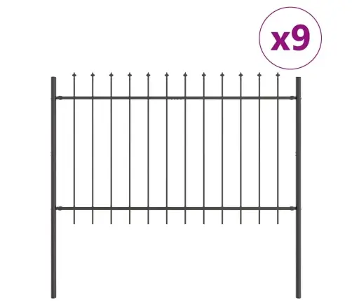 Sodo Tvora Pilka 15.3 X 1.2 M Milteliniu Būdu Padengtas Plienas