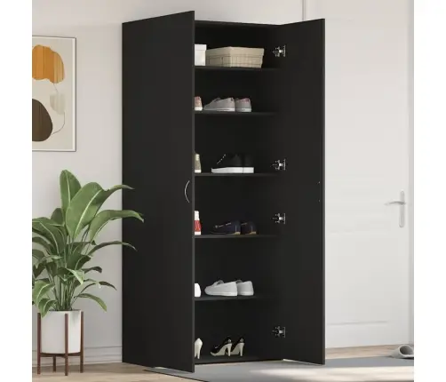 Batu Skrynia Juoda 80 X 35.5 X 180 Cm Apdirbta Mediena