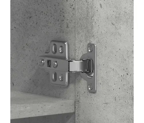 Apavu Skapis Betona Pelēks 80X35,5X180 Cm Inženierijas Koks Vidaxl