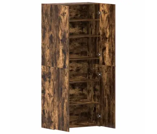 Apavu Skapis Daudzkrāsains 80 X 35.5 X 180 Cm Inženierijas Koks Vidaxl