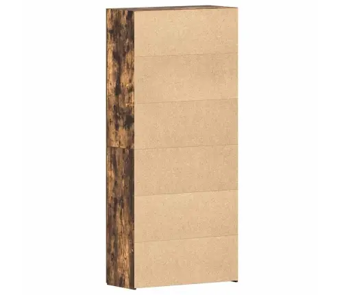 Apavu Skapis Daudzkrāsains 80 X 35.5 X 180 Cm Inženierijas Koks Vidaxl