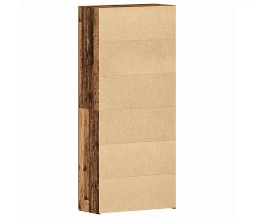 Apavu Skapis Vecs Koks 80X35,5X180 Cm Inženierkoks Vidaxl