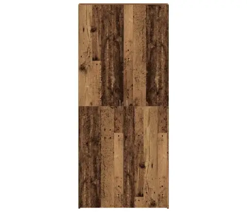 Apavu Skapis Vecs Koks 80X35,5X180 Cm Inženierkoks Vidaxl