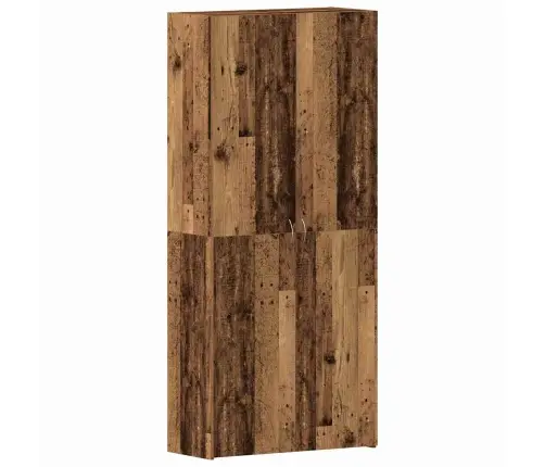 Apavu Skapis Vecs Koks 80X35,5X180 Cm Inženierkoks Vidaxl