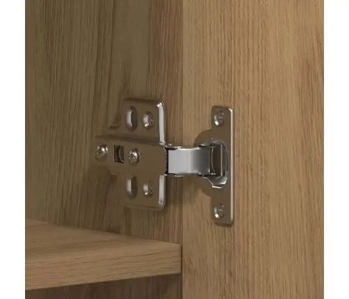 Apavu Skapis Mazu Ozolu 80X35,5X180 Cm Inženierijas Koks Vidaxl