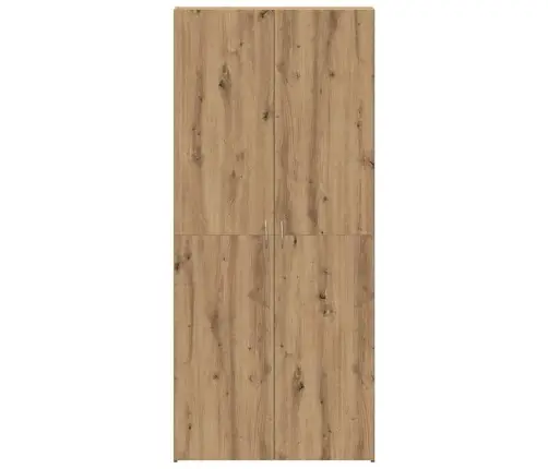 Apavu Skapis Mazu Ozolu 80X35,5X180 Cm Inženierijas Koks Vidaxl