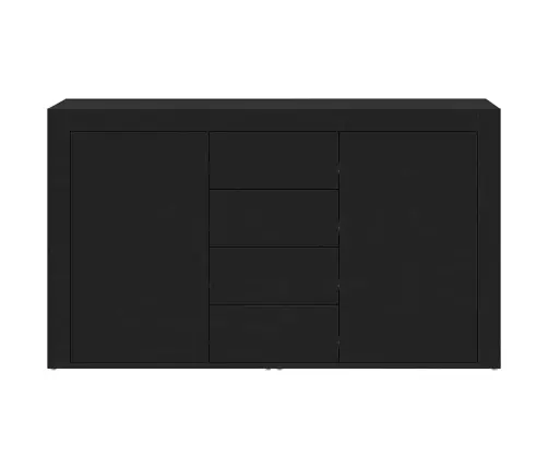 Kabalas Su Stalčių Juoda 120 X 36 X 69 Cm Apdirbta Mediena Kabalas Su Stalčių Juoda 120 X 36 X 69 Cm Apdirbta Mediena