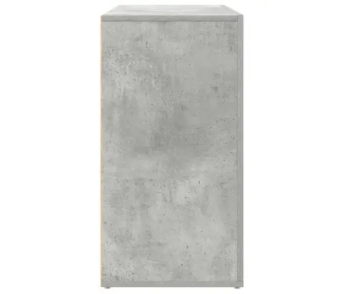 Sānu Galds Betona Pelēks Inženierijas Koks 120 X 36 X 69 Cm Vidaxl