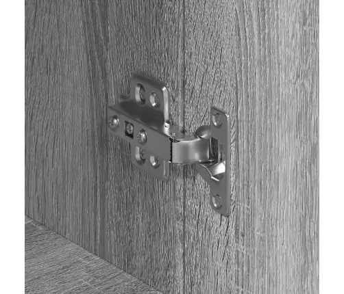 Kumode Pelēka Sonoma Inženierijas Koks 120 X 36 X 69 Cm Vidaxl