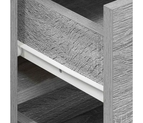 Kumode Pelēka Sonoma Inženierijas Koks 120 X 36 X 69 Cm Vidaxl