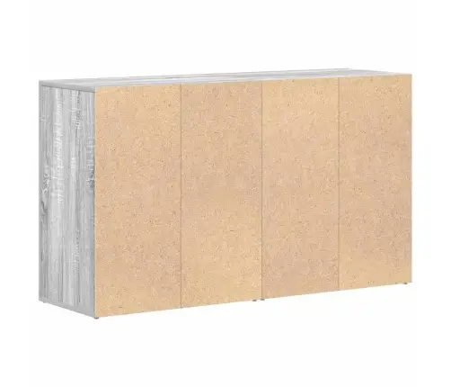 Kumode Pelēka Sonoma Inženierijas Koks 120 X 36 X 69 Cm Vidaxl