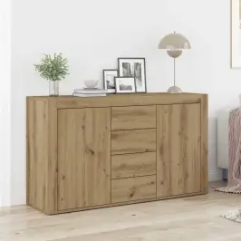 Puse Artisānā Ozols 120 X 36 X 69 Cm Inženierijas Koks Vidaxl