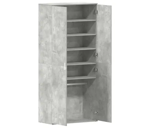 Kinga Kapp Riiuliga Betoonhall 80 X 39 X 178 Cm Tehispuit