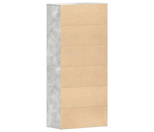 Kinga Kapp Riiuliga Betoonhall 80 X 39 X 178 Cm Tehispuit