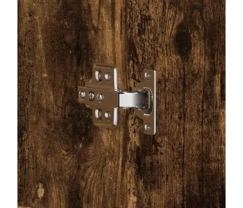 Apavu Skapis Dūmota Ozola 80X39X180 Cm Inženierijas Koks Vidaxl