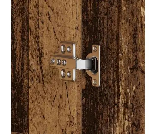 Apavu Skapis Vecais Koks 80X39X180 Cm Inženierijas Koks Vidaxl