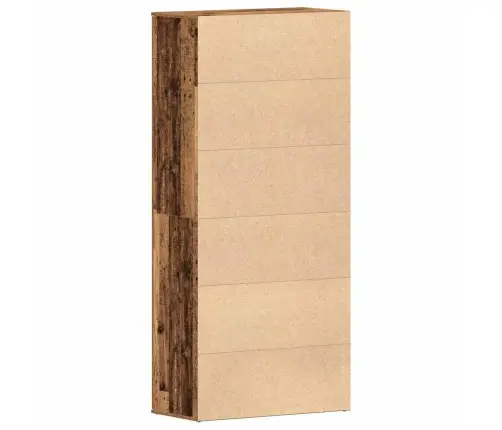 Apavu Skapis Vecais Koks 80X39X180 Cm Inženierijas Koks Vidaxl