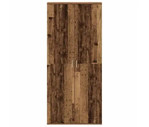 Apavu Skapis Vecais Koks 80X39X180 Cm Inženierijas Koks Vidaxl