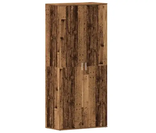 Apavu Skapis Vecais Koks 80X39X180 Cm Inženierijas Koks Vidaxl