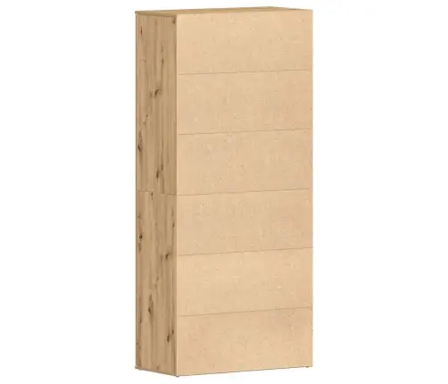 Apavu Skapis Amatu Ozols 80X39X180 Cm Inženierijas Koks Vidaxl