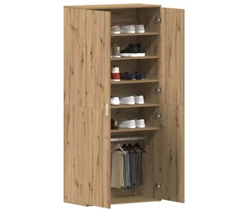 Apavu Skapis Amatu Ozols 80X39X180 Cm Inženierijas Koks Vidaxl