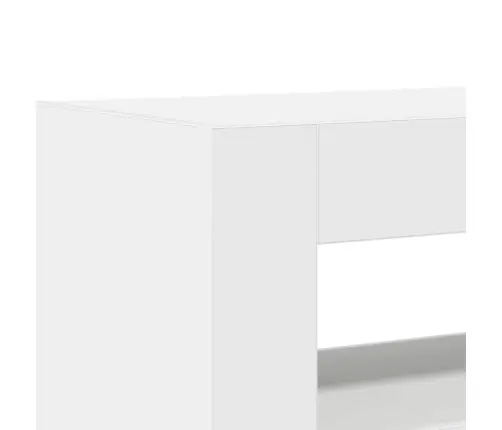 Baltais Sidebords Balts Inženierijas Koksne 116 X 30 X 75 Cm Vidaxl