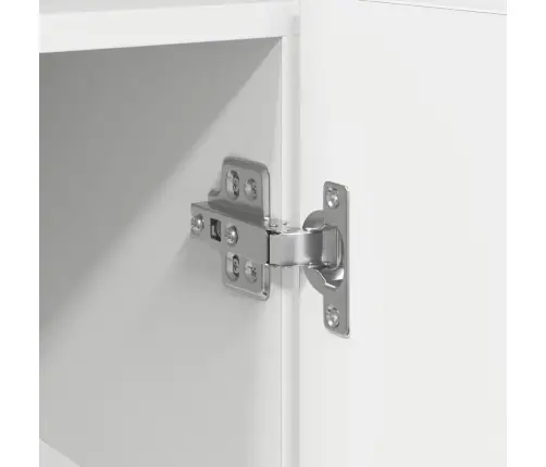 Baltais Sidebords Balts Inženierijas Koksne 116 X 30 X 75 Cm Vidaxl