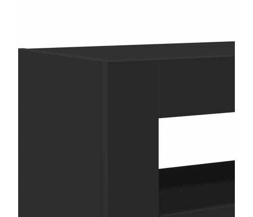 Sēdeklis Melns Inženierijas Koksne 116 X 30 X 75 Cm Sēdeklis Vidaxl