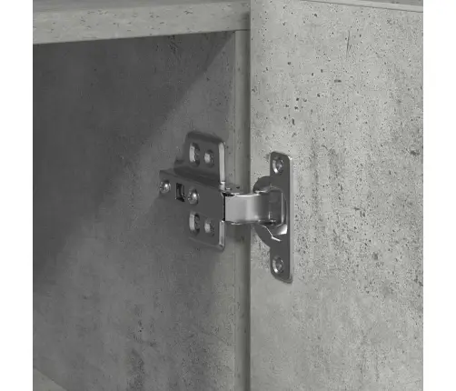 Kumode Betona Pelēka Inženieru Koks 116 X 30 X 75 Cm Vidaxl