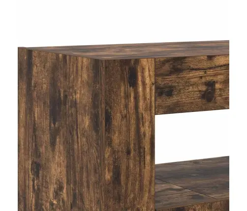 Pusgaldiņš Melnā Ozolkoka Inženiertehniskā Koksne 116 X 30 X 75 Cm Vidaxl