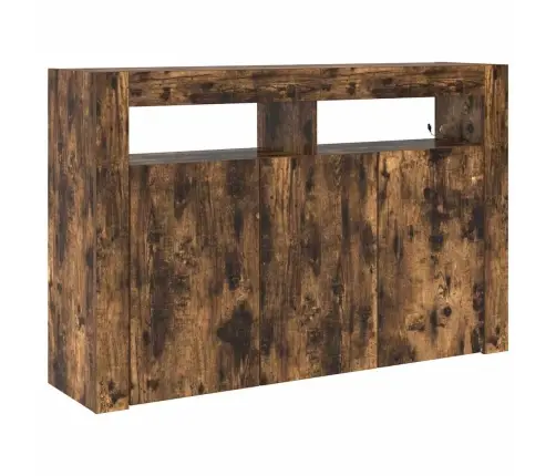 Pusgaldiņš Melnā Ozolkoka Inženiertehniskā Koksne 116 X 30 X 75 Cm Vidaxl